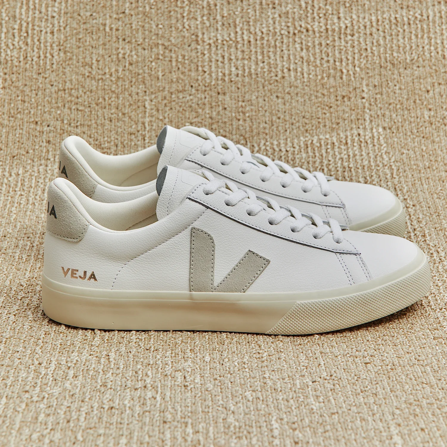 Campo Sneaker Extra White Natural Suede - Image 4