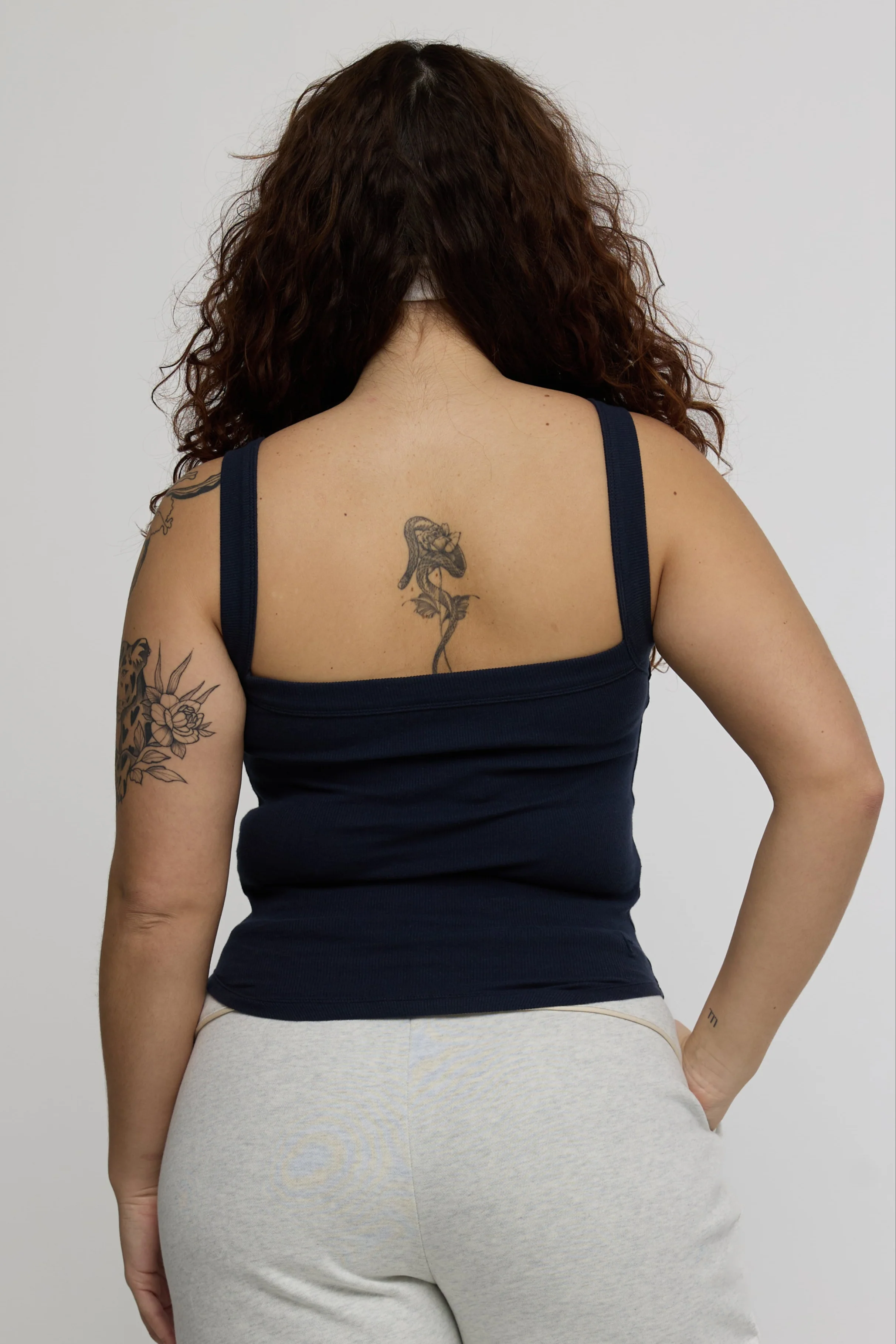 Two Way Tank in Deep Blueberry - Image 7