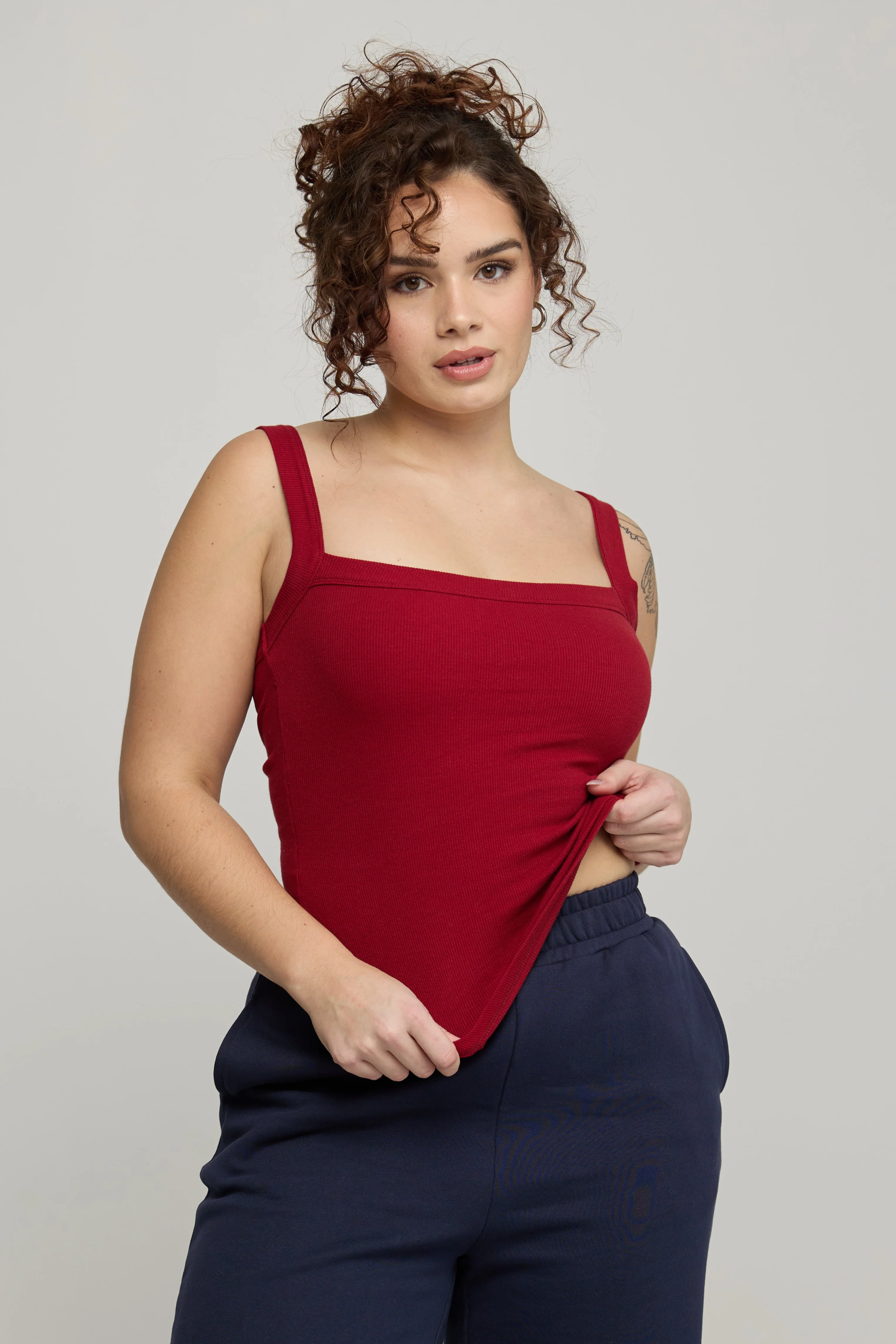 Two Way Tank in Cherry Cola - Image 4