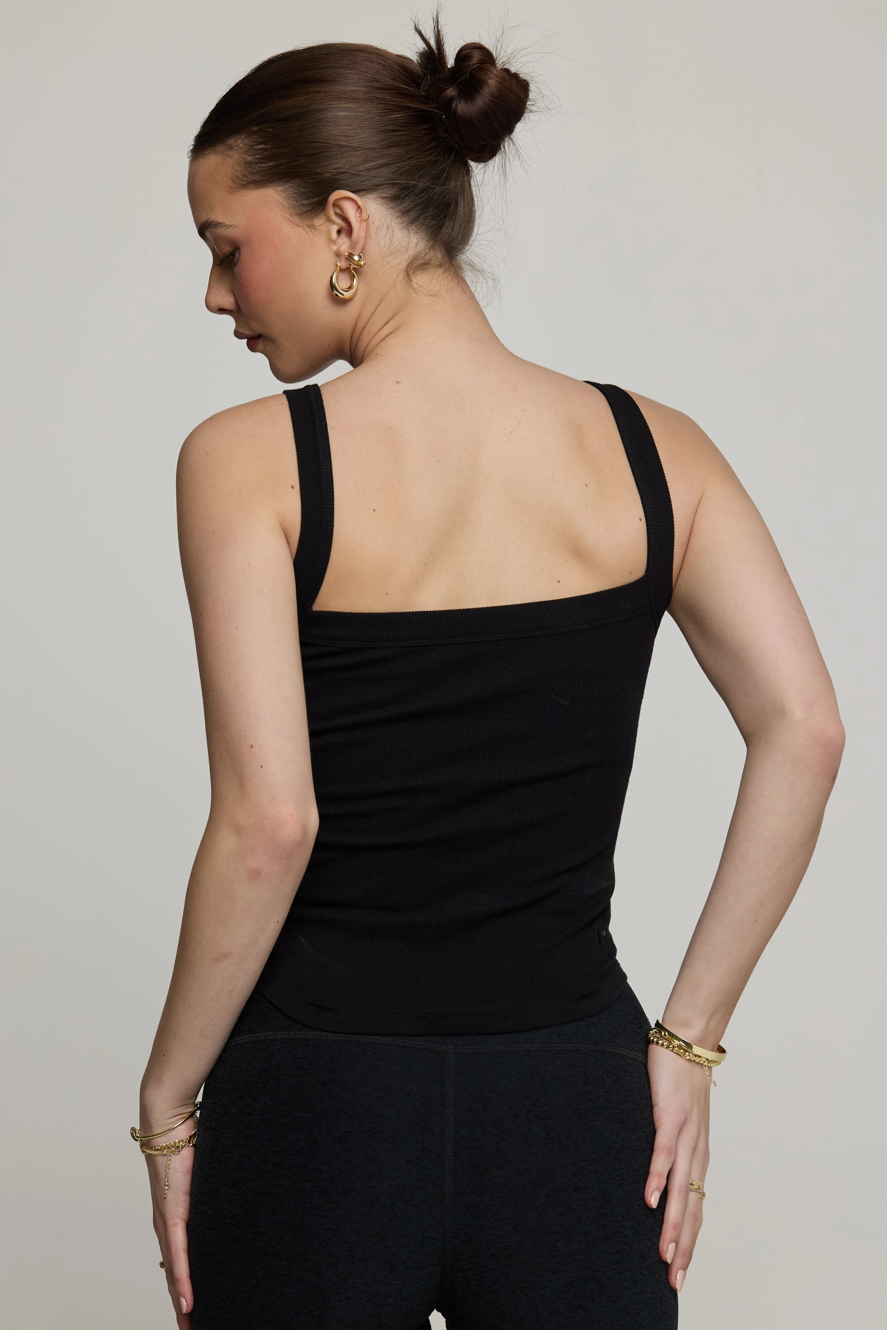 Two Way Tank in Caviar - Image 8