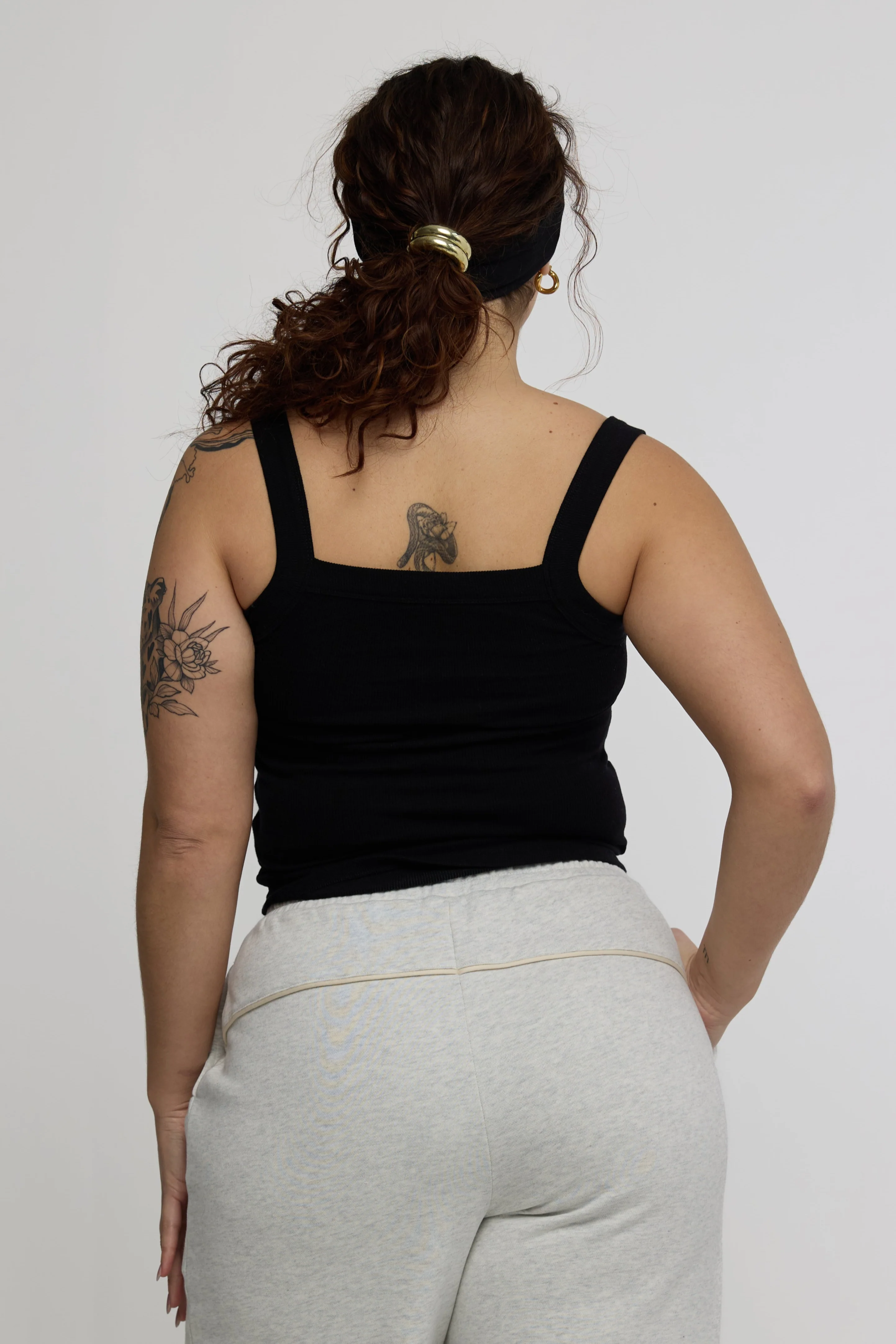 Two Way Tank in Caviar - Image 9